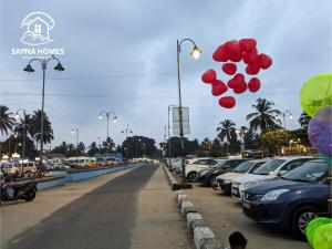 Sapna Homes 4BHK Penthouse, 5min to Beach