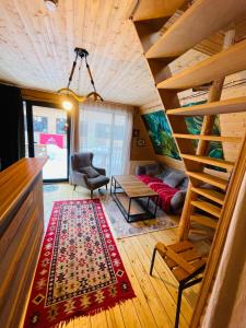 Wooden Huts In Mestia