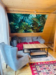 Wooden Huts In Mestia