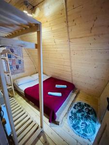 Wooden Huts In Mestia