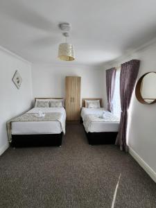 Bright elegant room park view