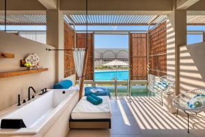 Upbeat Retreat Pool View with Plunge Pool  room in Domes Noruz Chania Autograph Collection- Adults Only