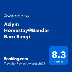 Aziym Homestay@Bandar Baru Bangi