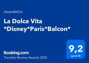 Appartements La Dolce Vita *Disney*Paris*Balcon* : Appartement 1 Chambre