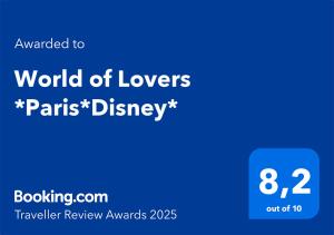 Appartements World of Lovers *Paris*Disney* : Studio