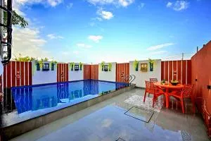 ll EMPYREAN STAY ll AIRAWAT VILLA ll 2BHK ll AC ll PRIVATE POOL ll WIFI ll - Kārli