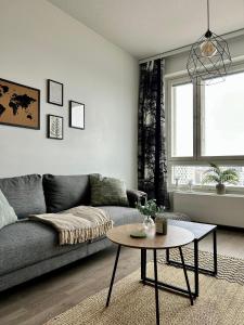 Two rooms with city views