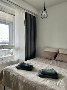 Two rooms with city views