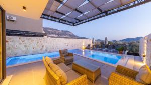 Kalkan 3 Bedroom Apartment with Private Pool