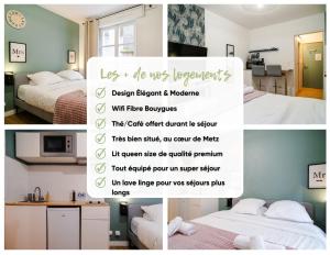 Appartements Le Chevremont, Centre Metz Cathedrale I WIFI I Confort & Cosy : photos des chambres