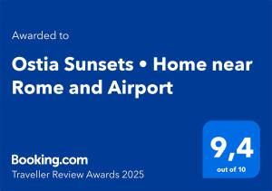 Ostia Sunsets • Home near Rome and Airport