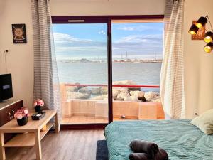 Appartements Voile de Mer 2 - Les Pieds dans l-eau, CLIM, Wifi, 3 personnes : photos des chambres