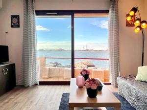 Appartements Voile de Mer 2 - Les Pieds dans l-eau, CLIM, Wifi, 3 personnes : photos des chambres
