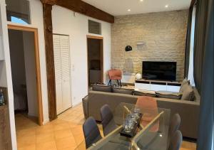 Appartements Appartement lumineux et cosy avec jardin vue sur chateau pres Port en Bessin, Bayeux et Omaha Beach : photos des chambres
