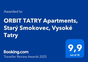 ORBIT TATRY Apartments, Starý Smokovec, Vysoké Tatry