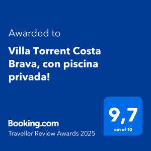 Villa Torrent Costa Brava, con piscina privada!