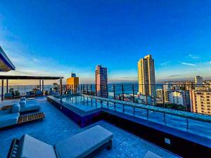 Lindo Studio de Alto padrão no Corredor da vitória com Cozinha Completa, Piscina e Academia no Rooftop, Lavanderia e Minimercado