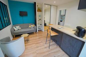 Appartements STUDIO RENOVE RDC TERRASSE + EXTERIEUR PAYSAGE : photos des chambres