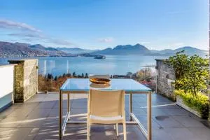 Lakeside Harmonies - Chic Apartment with Pool and Panoramic Lake View - بافينو