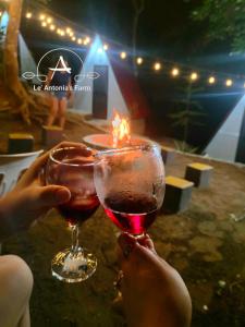 Glamping at Le Antonias Farm