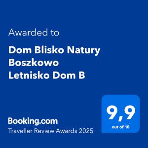 Dom Blisko Natury Boszkowo Letnisko B