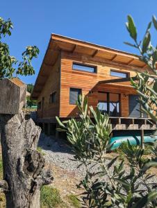 Maison bois au calme