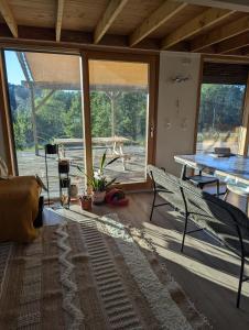 Maisons de vacances Maison bois au calme : photos des chambres