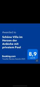Villas Schone Villa im Herzen der Ardeche mit privatem Pool : photos des chambres