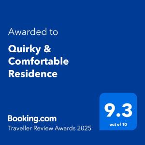 Quirky & Comfortable Residence