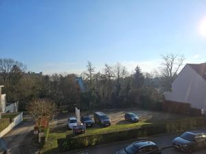 Modern duplex with garden