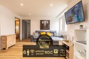 Maison tout équipée Châteaugay Terrasse & Garage - 沙托盖