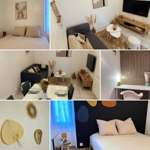 Appartements La pause Biardaise -Appartement 2 chambres a Biard : photos des chambres