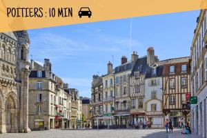 Appartements La pause Biardaise -Appartement 2 chambres a Biard : photos des chambres