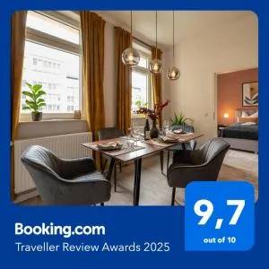 maremar - Design Apartment - Luxus Boxspringbett - Zentral - Küche - Arbeitsplatz - Highspeed WLAN - Bad Köstritz