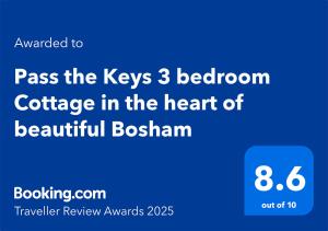 3 bedroom Cottage in the heart of beautiful Bosham - Pass the Keys