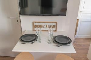 Appartements FLORA,centre Reims,parking prive : photos des chambres