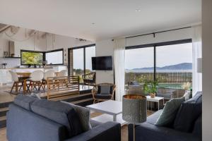 Villas Villa ARIA, piscine, vue mer 120 m2 tout confort - 4 personnes : photos des chambres