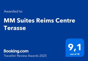 MM Suites Reims Centre Terasse