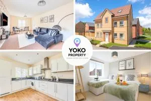 Detached House in Brooklands - Prime Location - Driveway Parking, Self-Check-In, Fast WiFi and Smart TV by Yoko Property - Wavendon