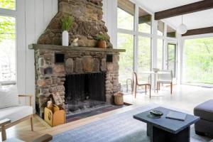 Private Cabin by River with Fireplace