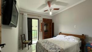 Apto aconchegante c Wi-Fi e varanda para descansar