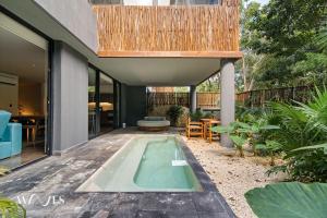 2BR Moderno con Alberca Privada, cerca del mar