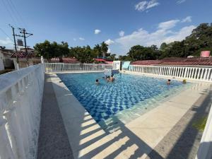 hermosa cabaña familiar