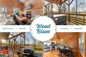 Cabin 2 Peaceful Cabin Near River with Fire Pit and Hot Tub