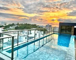 Apto próximo à praia da Barra, com vista para o mar! - Barra