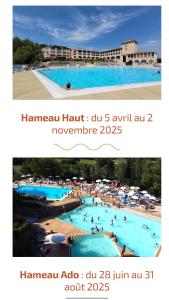 CAP ESTÉREL studio 4 pers équipé, belle vue Golf, centre village PIERRE & VACANCES , PARKING inclus et 5 PISCINES accès gratuit, CLIM, WIFI, TV, lave-vaisselle et lave-linge,four, plancha