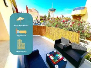 Villa Cantarela, Palavas plage, Vue mer - 马格隆新城