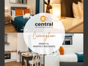 Cunningham by CENTRAL SERVICED APARTMENTS - 2 Bedrooms - Modern - Unique Touches - Free Street Parking - Fully Equipped - 10 Minute Walk to City Centre - Short & Long Term Stays Available