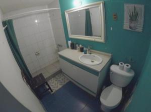 Habitación grande con cama matrimonial en departamento compartido - Providencia