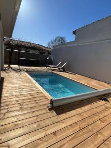 Maisons de vacances Maison familiale piscine 3 chambres Gujan-Mestras ! : Maison 3 Chambres